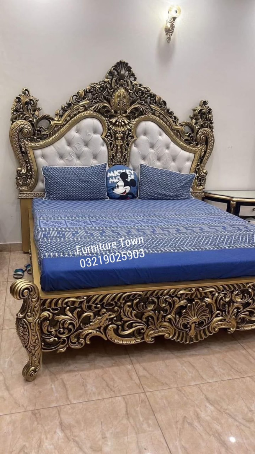 Royal Carved Bedroom Set in Peshawar
