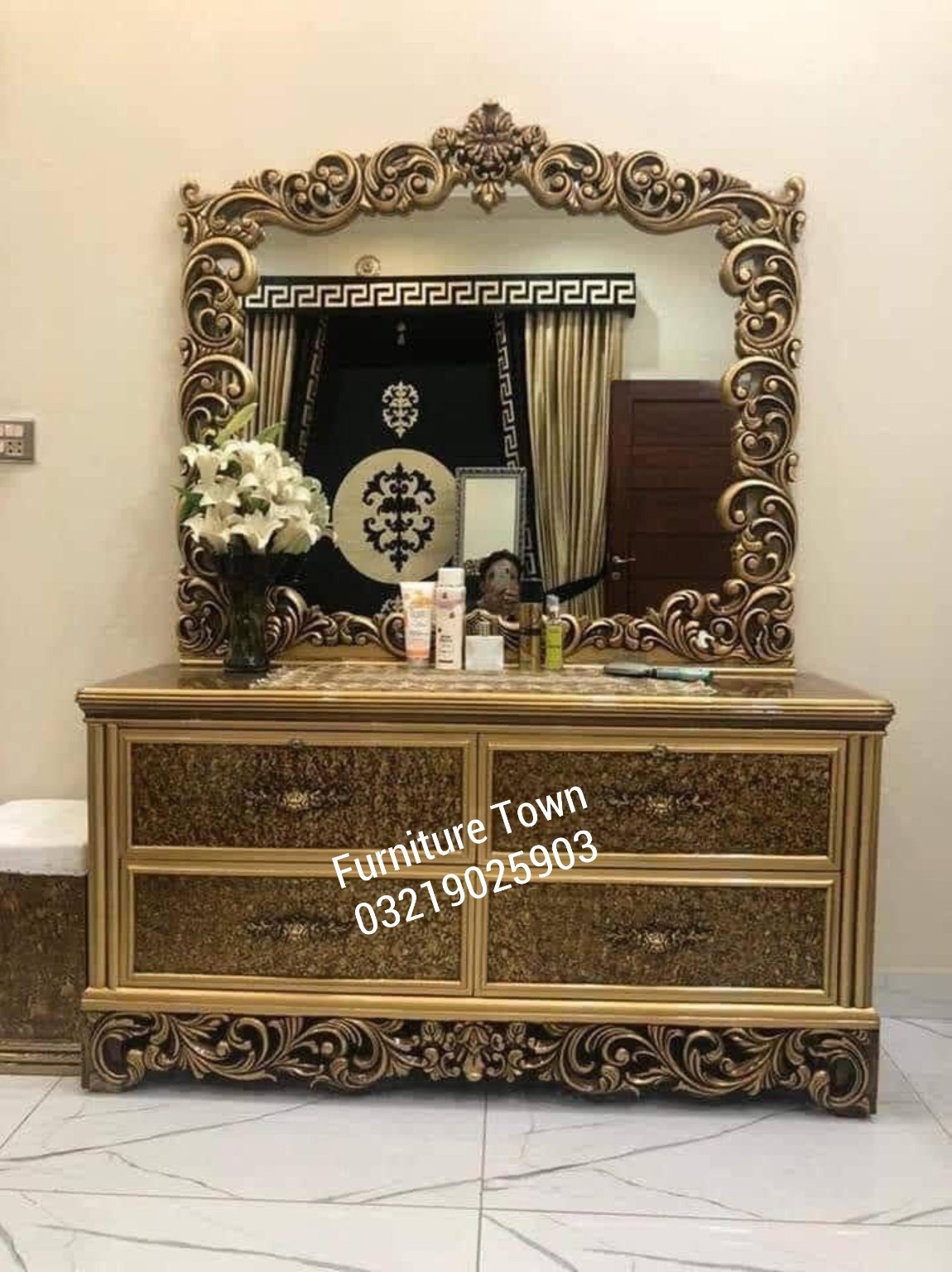 Modern Classic Dressing Table Set in Peshawar